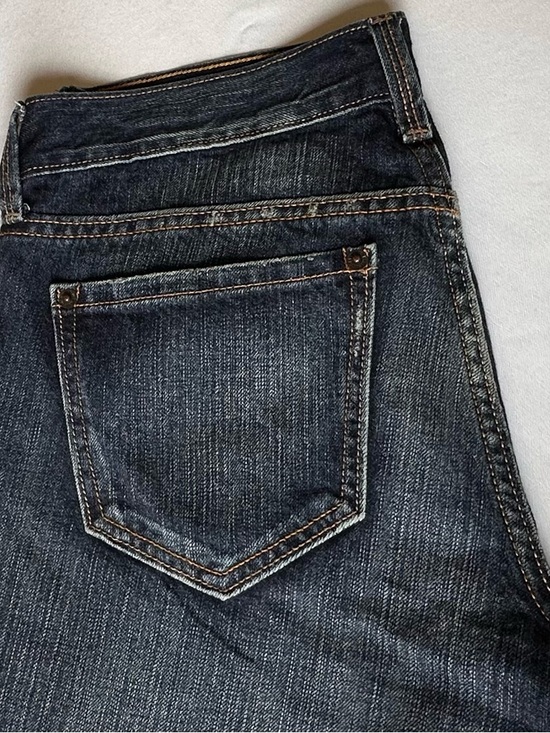 Old Navy Jeans Womens Bootcut 2009 Low Rise Dark Wash Blue Denim 30” Inseam Sz 2 - Picture 13 of 16